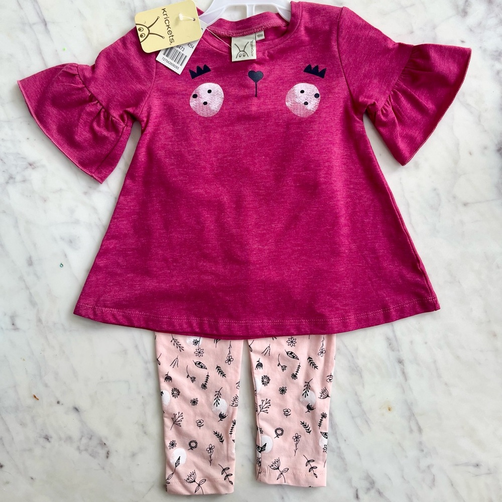 Krickets T-shirt & Leggings 18M